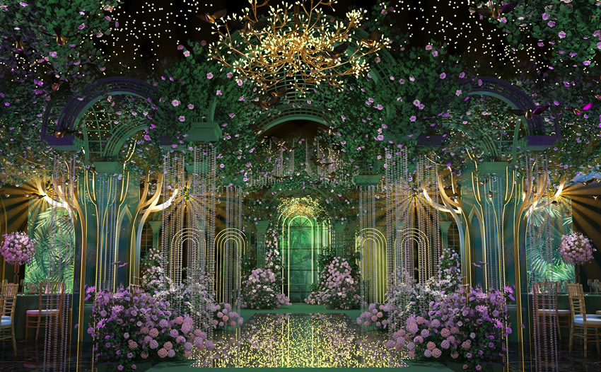 镇雄奇妙森林婚礼堂效果展示