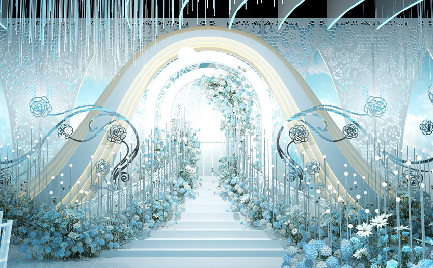 镇雄釡香烙馍村水晶厅效果展示